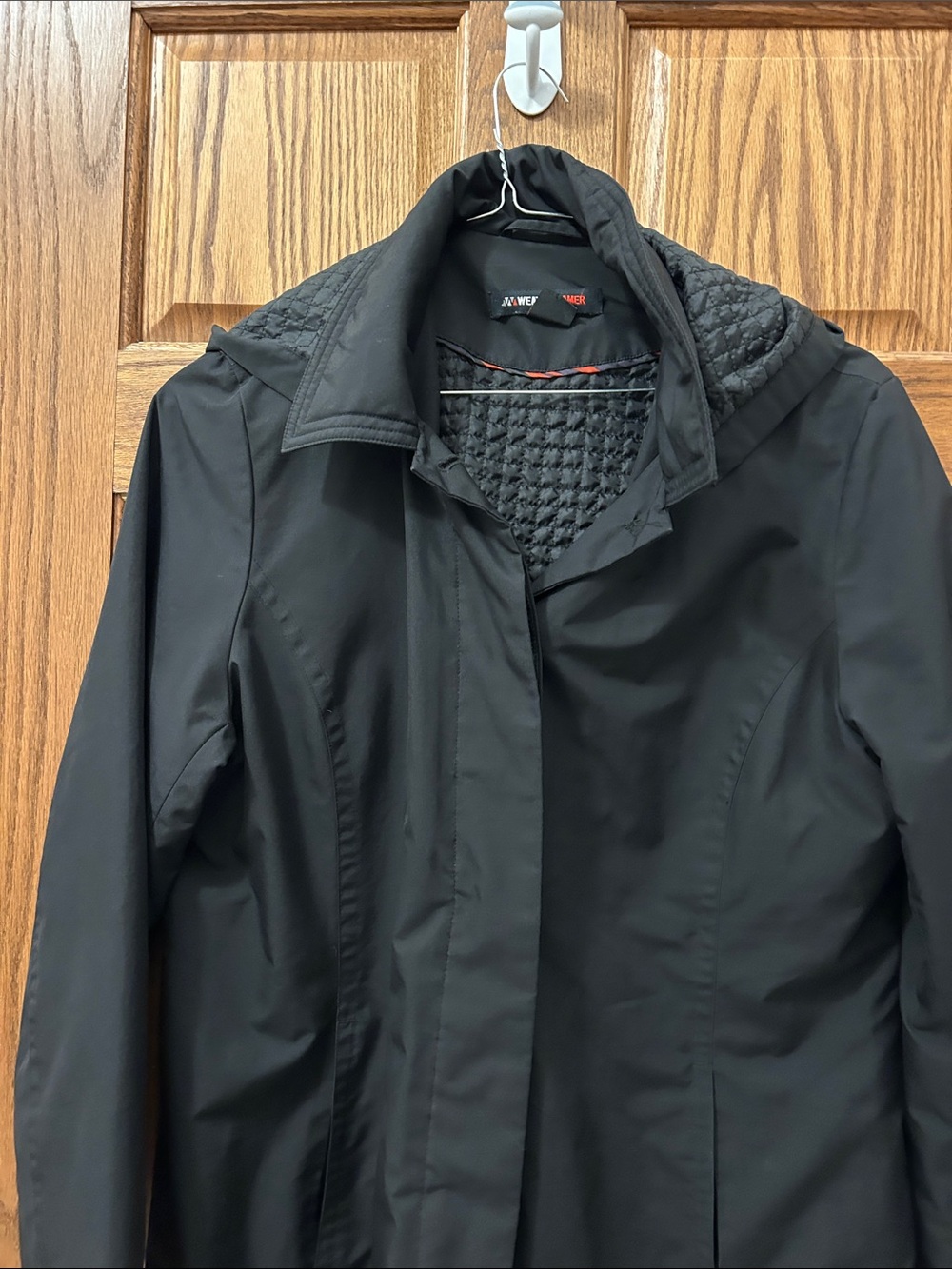 Women’s  Black Lightweight Trench Coat - Brand weather tamer image 2